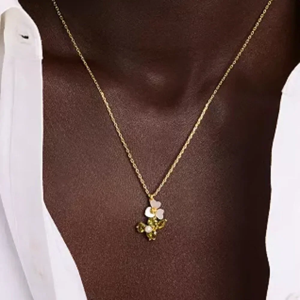 kate spade Precious Pansy Pendant/NWT - Picture 5 of 10